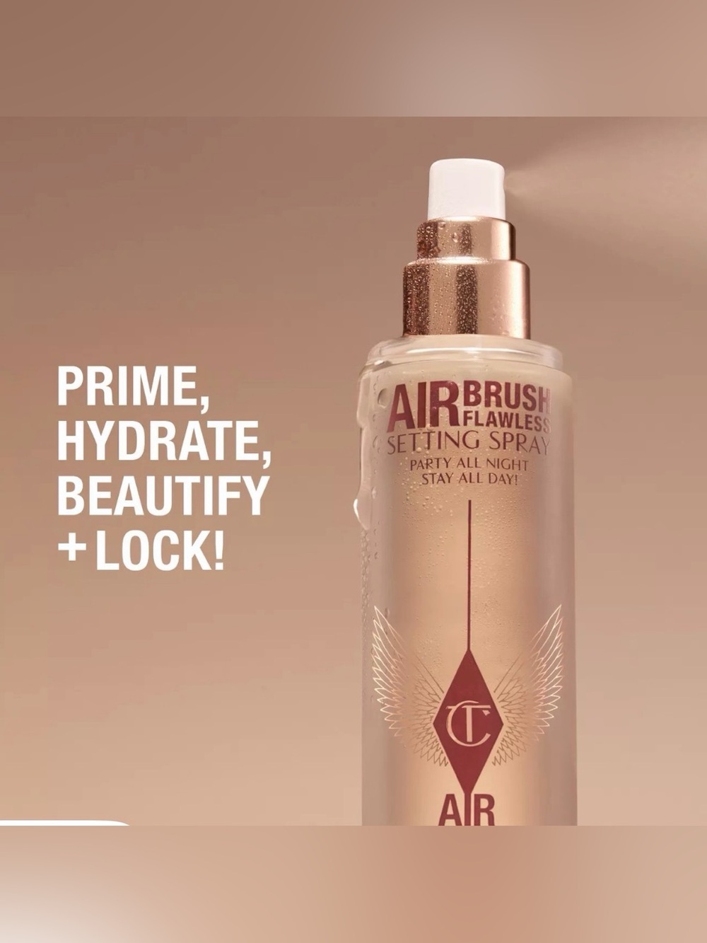 Charlotte Tilbury Airbrush 16HR Setting Spray Travel/Purse Size 15ML/0.5 FL.OZ. - Picture 7 of 10